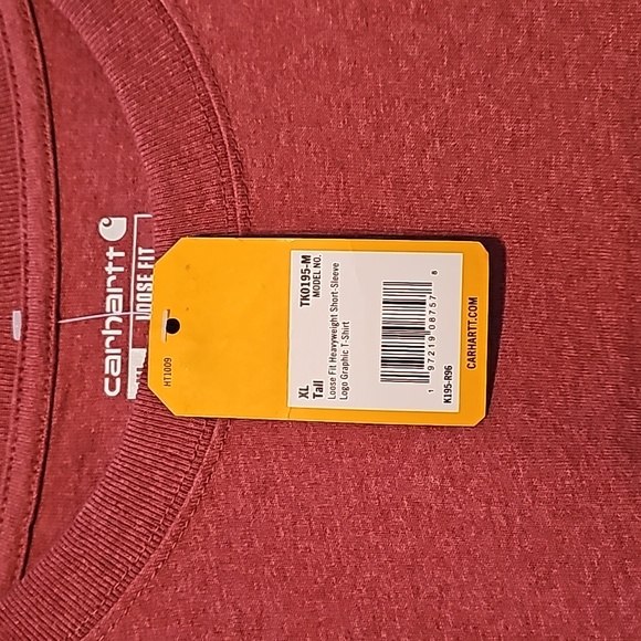 Carhartt Tshirt Men's XL Tall Loose Fit - Picture 3 of 4